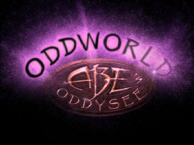 Oddworld Abe's Oddysee title screen for Playstation